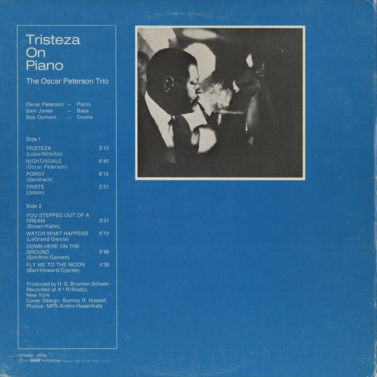 Oscar Peterson Trio – Tristeza On Piano (20734) LP 1972 US MPS | 中古LP