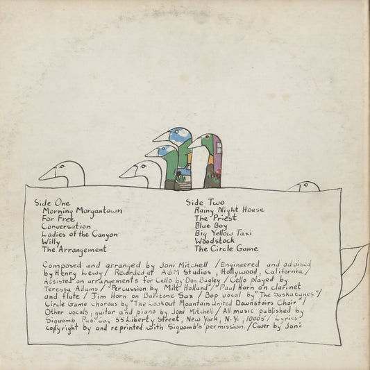 Joni Mitchell / ジョニ・ミッチェル / Ladies Of The Canyon (RS 6376)