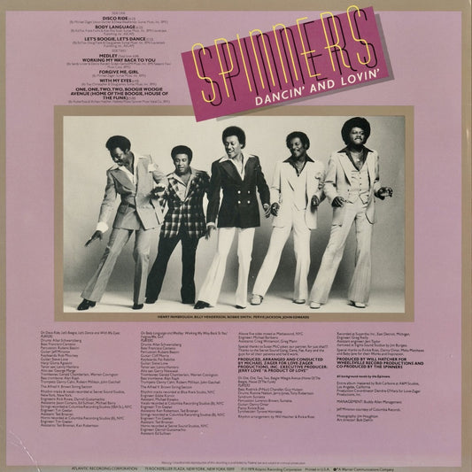 Spinners - Dancin' And Lovin' (SD 19256) 1979 US Atlantic|中古LP