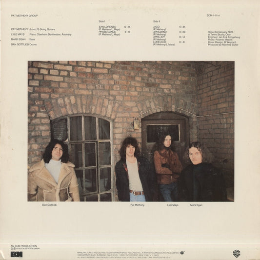 Pat Metheny / パット・メセニー / Pat Metheny Group (ECM1-1-114)