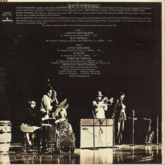 Chuck Mangione - The Chuck Mangione Quartet (SRM-1-631) 1977 US Mercury|中古LP
