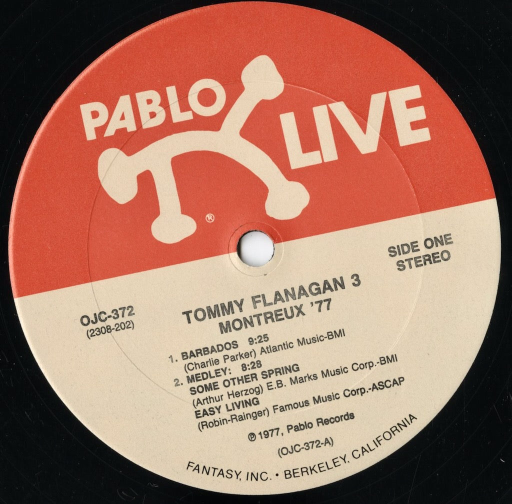 Tommy Flanagan - Montreux '77 (OJC-372) 1989 US Pablo / OJC|中古LP