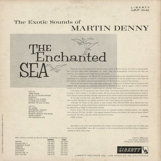 Martin Denny - The Enchanted Sea (LRP-3141) 1959 US Liberty MONO|中古LP