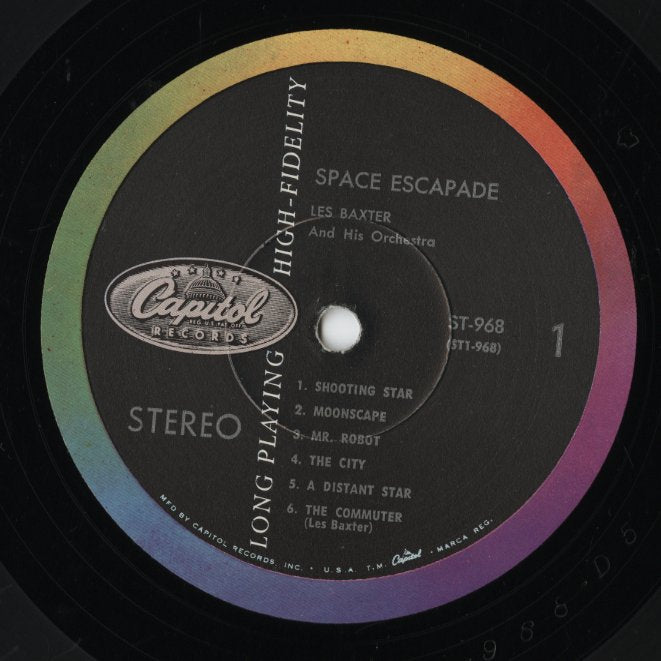 Les Baxter - Space Escapade (ST-968) LP 1958 US Capitol|中古LP