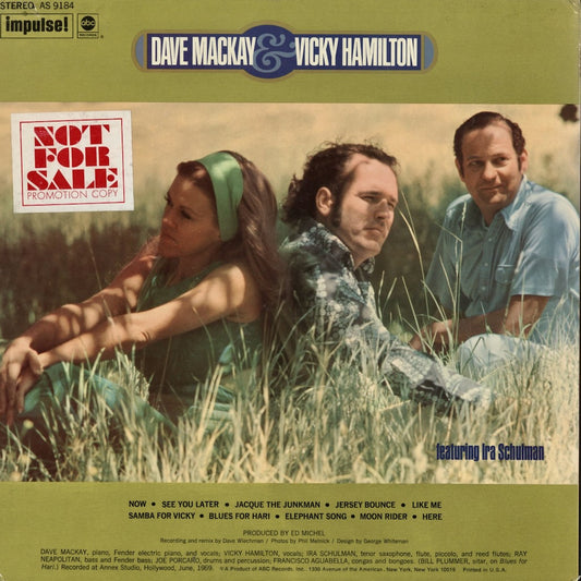 Dave Mackay & Vicky Hamilton - Dave Mackay & Vicky Hamilton (AS-9184) LP 1969 US Impulse|中古LP
