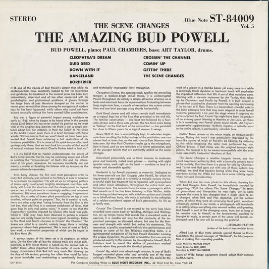 Bud Powell / バド・パウエル / The Scene Changes - The Amazing Bud Powell vol.5 (GXF-3013)