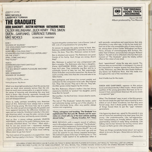 Simon and Garfunkel / サイモン&ガーファンクル / The Graduate (OS 3180)