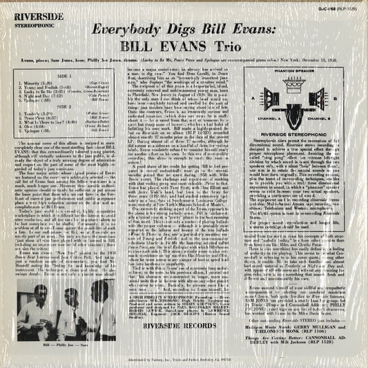 Bill Evans / ビル・エヴァンス / Everybody Digs (OJC-068)
