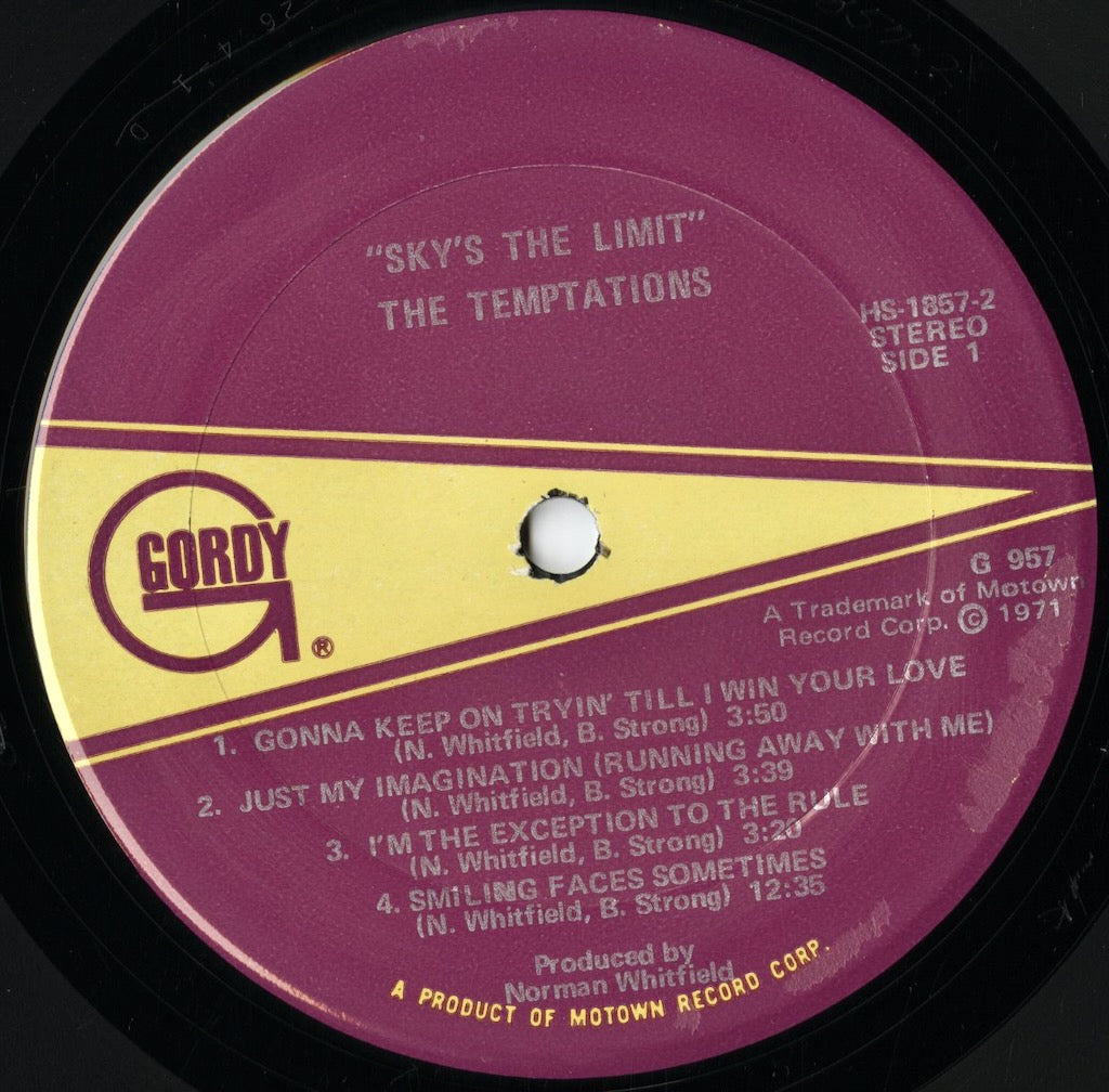 The Temptations / テンプテーションズ / Sky's The Limit (GS957)