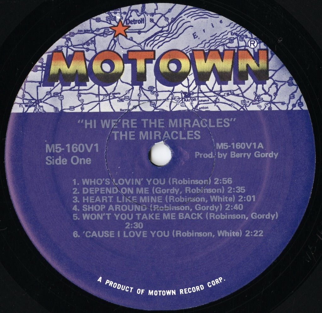 The Miracles - Hi We're The Miracles (M5-160V1) 1981 US Motown|中古LP