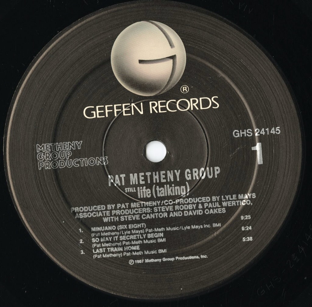 Pat Metheny - Still Life (Talking) (GHS 24145) LP 1987 US Geffen|中古LP