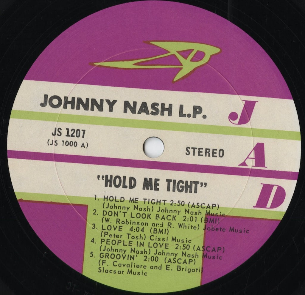 Johnny Nash - Hold Me Tight (JS-1207) 1968 US JAD|中古LP