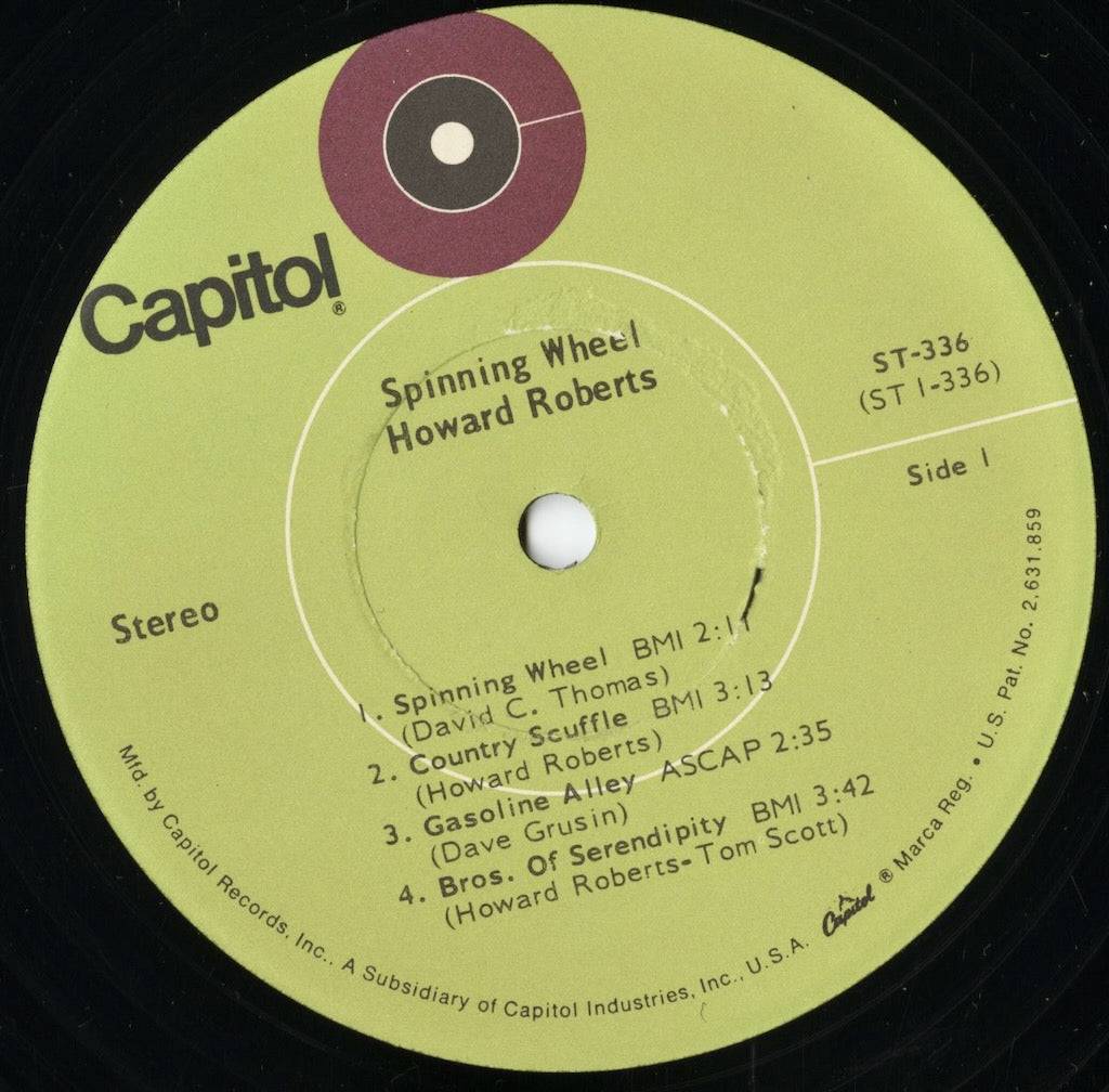 Howard Roberts - Spinning Wheel (ST8-0336) LP 1969 US Capitol|中古LP