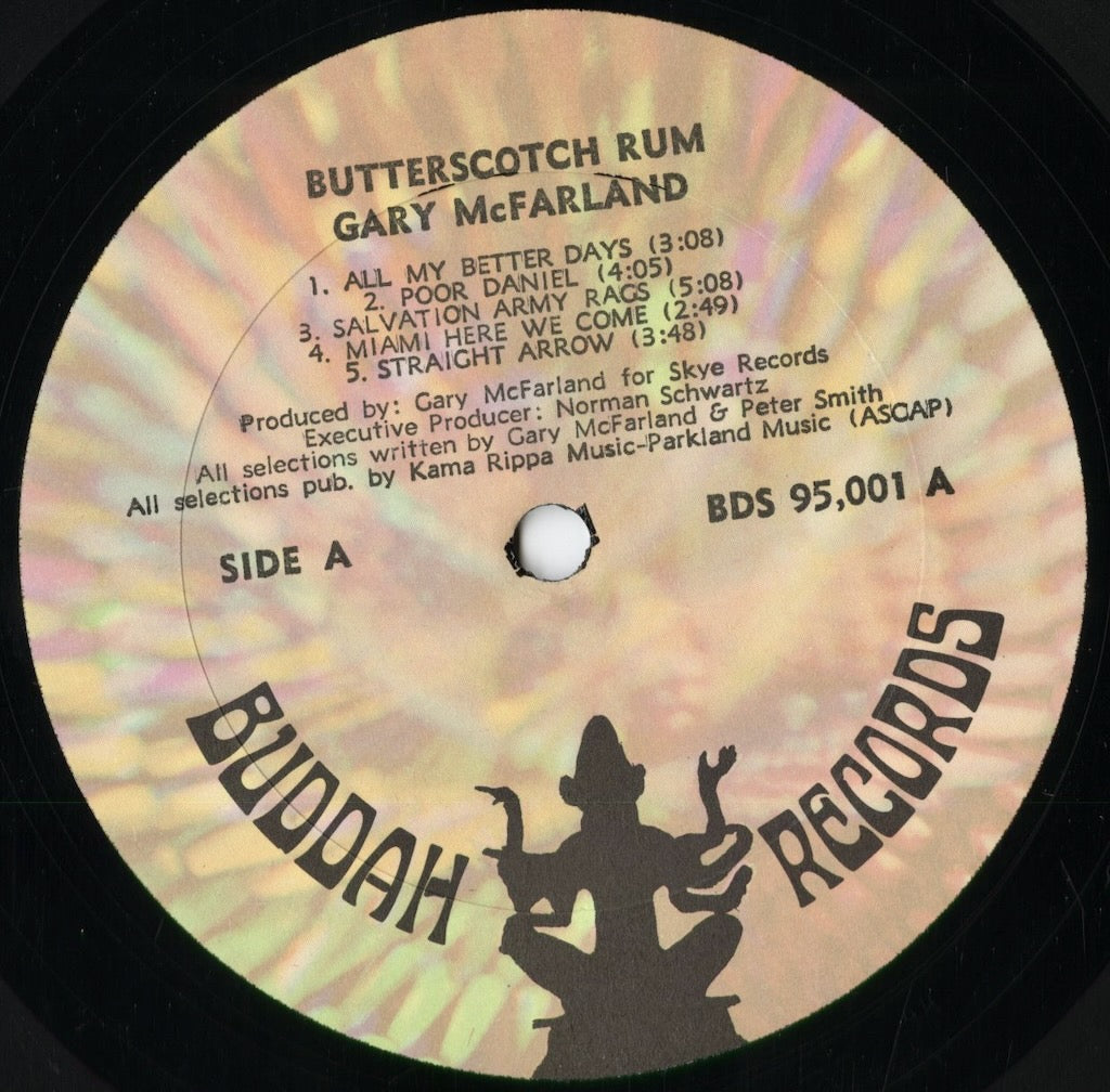 Gary McFarland, Peter Smith - Butterscotch Rum (BDS-95001) 1971 US Buddah|中古LP