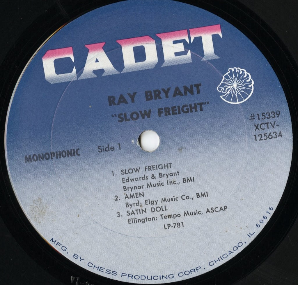 Ray Bryant - Slow Freight (LP-781) LP 1967 US Cadet モノラル盤|中古LP