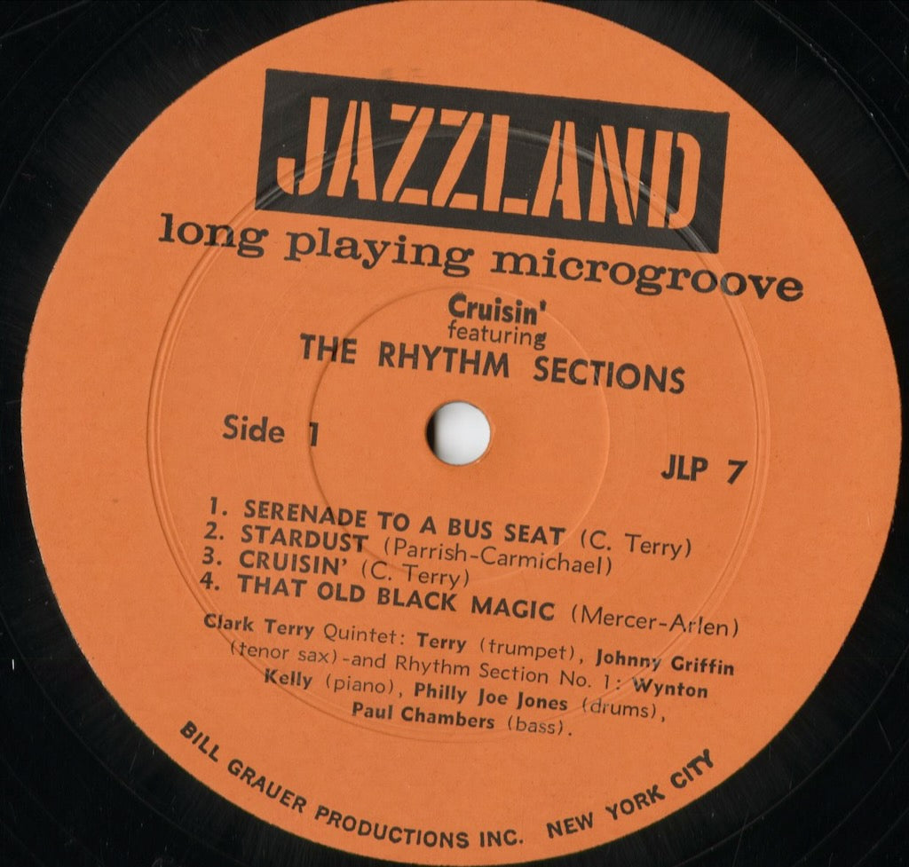 The Rhythm Sections (Wynton Kelly, Philly Joe Jones, Paul Chambers etc...) - Cruisin’ The Rhythm Sections (JLP 7) 1960 US JAZZLAND|中古LP