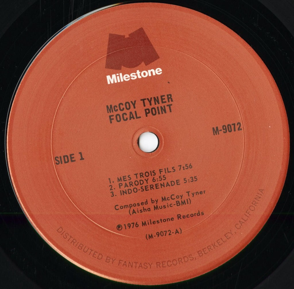 McCoy Tyner - Focal Point (M-9072) 1976 US Milestone|中古LP