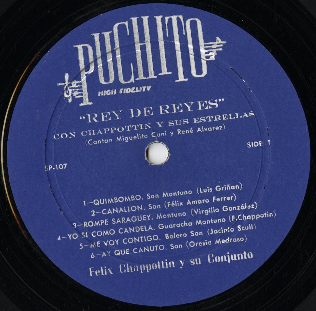 Chappottin Y Su Conjunto - Sabor Tropical (SP-107) LP 1957 US Puchito|中古LP