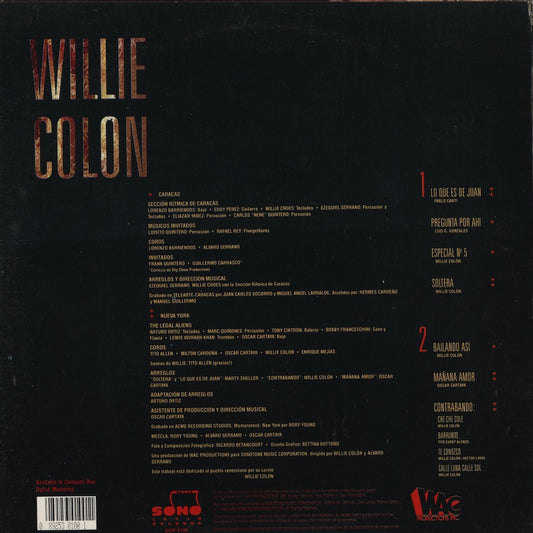 Willie Colón - Especial No. 5 (SOP-0100) LP 1986 US Sonotone Latin