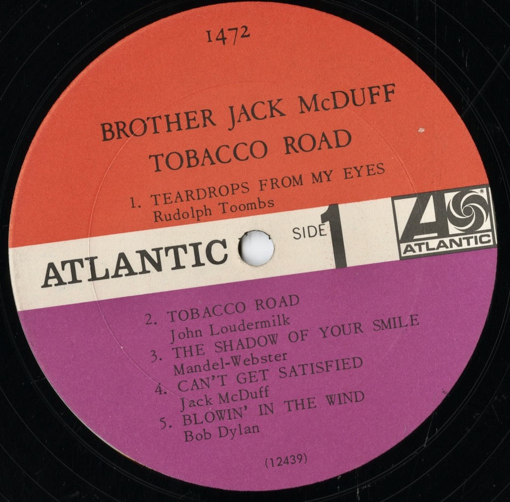 Brother Jack McDuff / ブラザー・ジャック・マクダフ / Tobacco Road (1472)