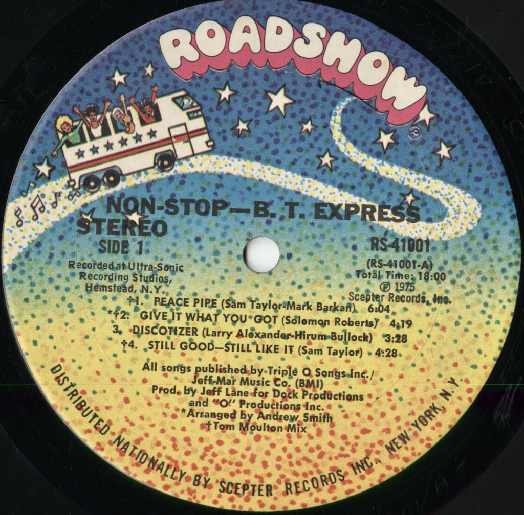 B.T. Express - Non Stop (RS41001) 1975 US Roadshow|中古LP