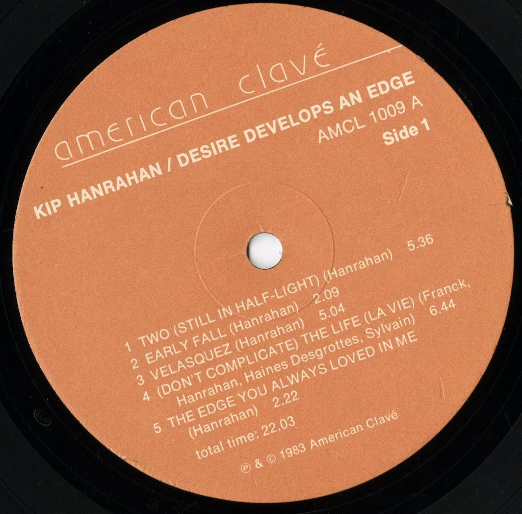 Kip Hanrahan / キップ・ハンラハン / Desire Develops An Edge (AMCL1009LP/1008EP)