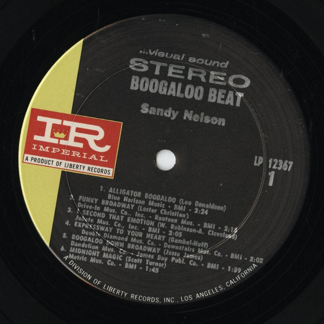 Sandy Nelson - Boogaloo Beat (LP-12367) LP 1968 US Imperial|中古LP