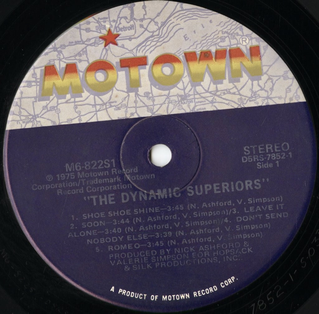 Dynamic Superiors - Dynamic Superiors (M6-822S1) 1975 US Motown|中古LP