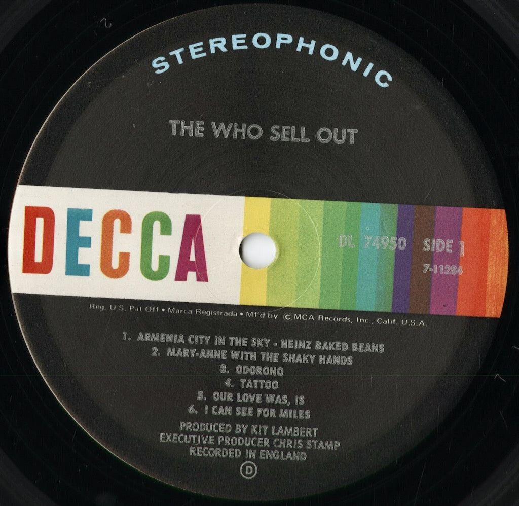 The Who - The Who Sell Out (DL 74950) 1971 US DECCA|中古LP