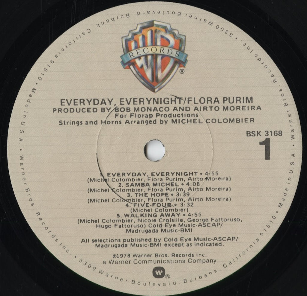 Flora Purim - Everyday Everynight (BSK 3168) 1978 US Warner Bros|中古LP