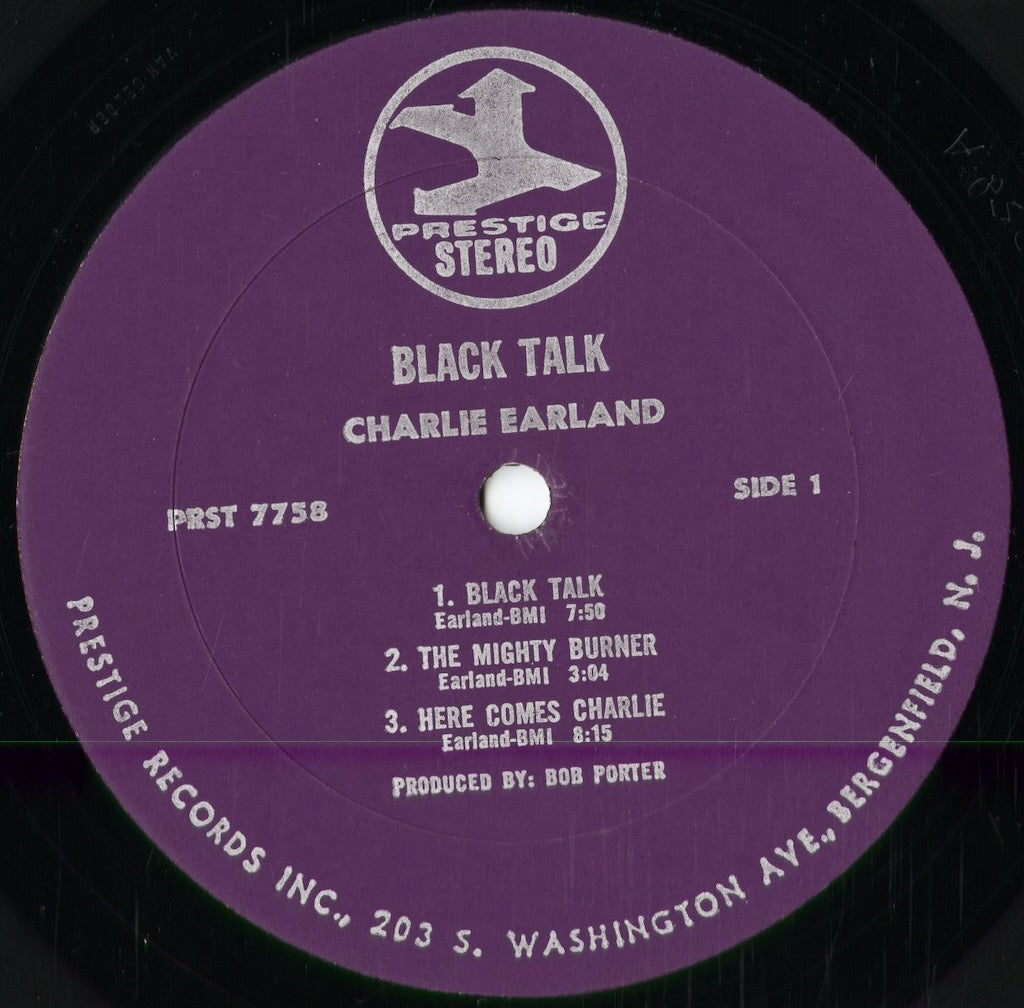 Charles Earland - Black Talk! (PRST 7758) 1970 US Prestige|中古LP
