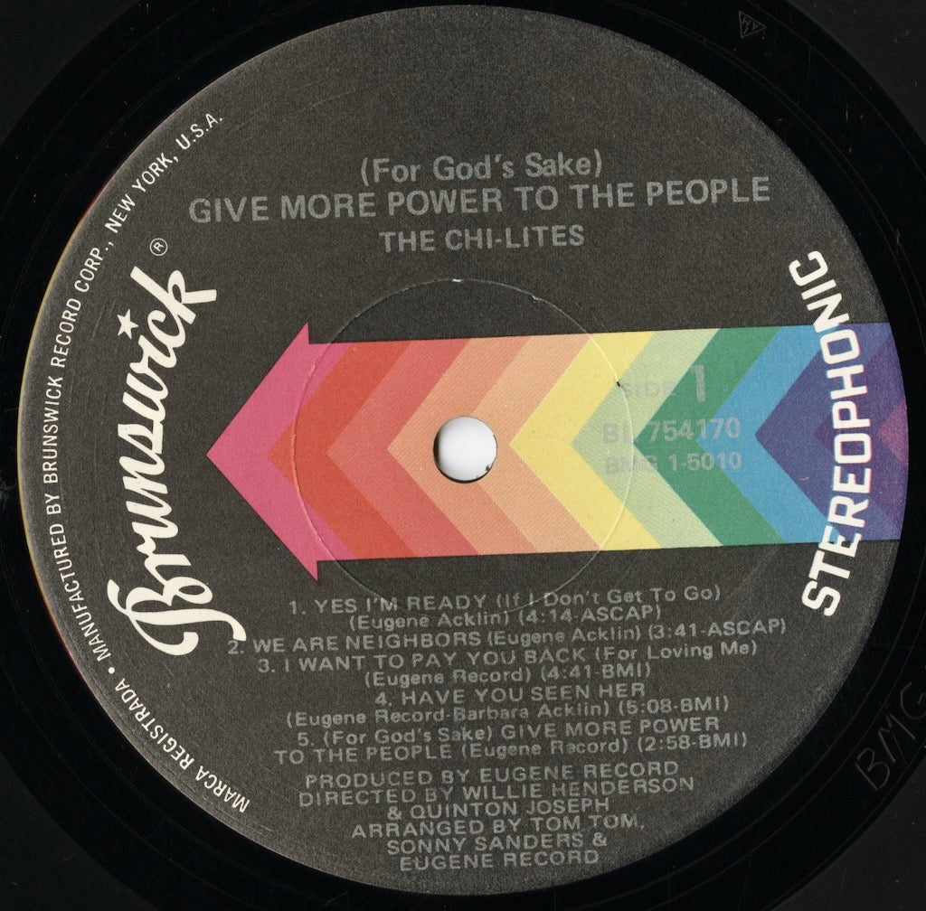 The Chi-Lites / シャイ・ライツ / Give More Power To The People (BL 754170)