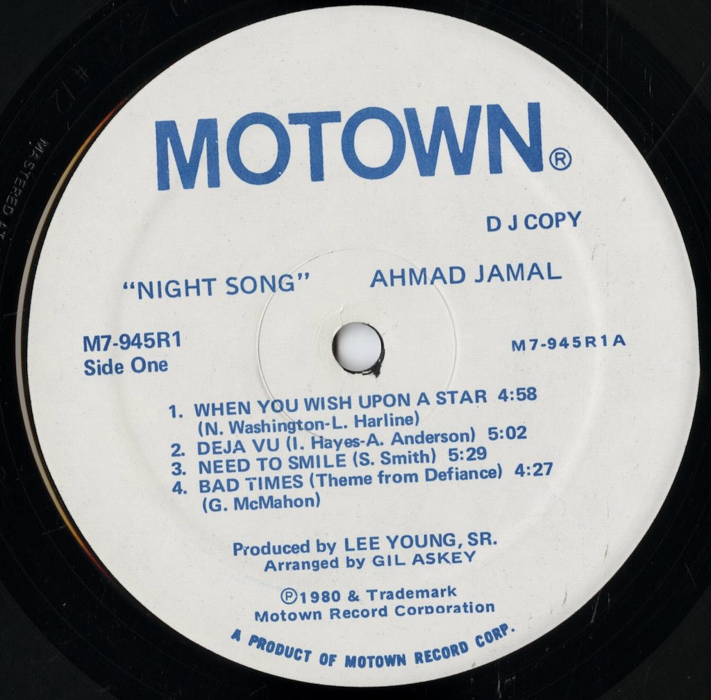 Ahmad Jamal / アーマッド・ジャマル / Night Song (M7-945R1)