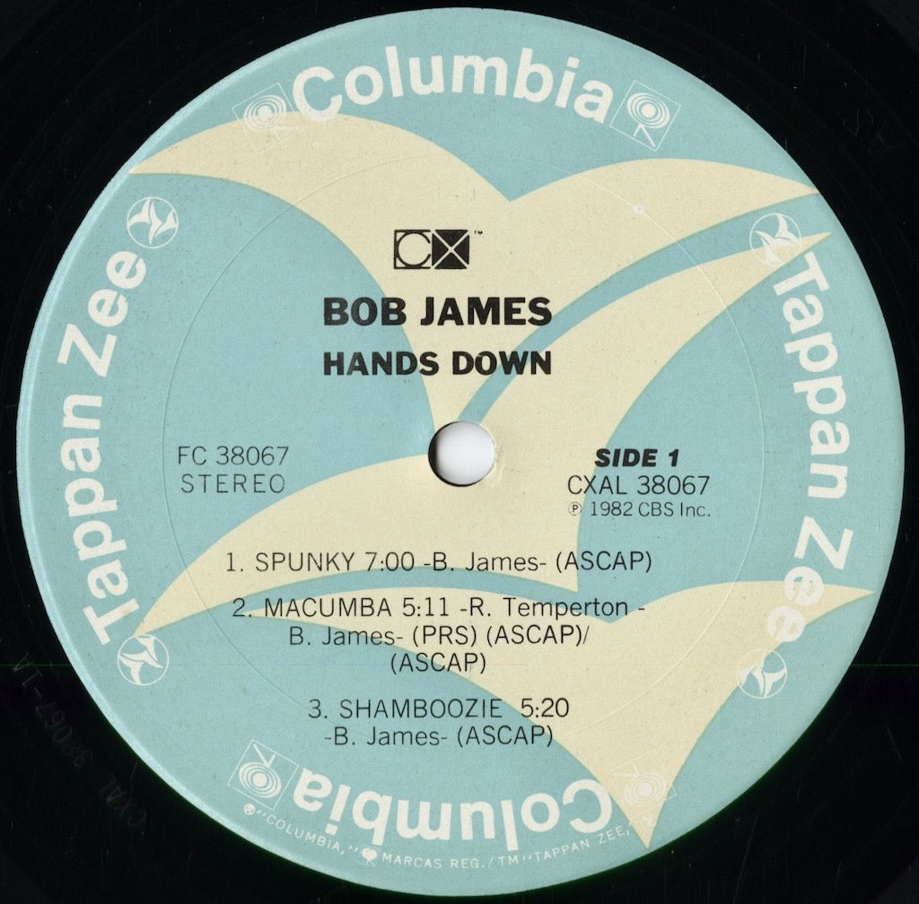 Bob James – Hands Down (FC 38067) LP 1982 US Columbia / Tappan Zee|中古LP