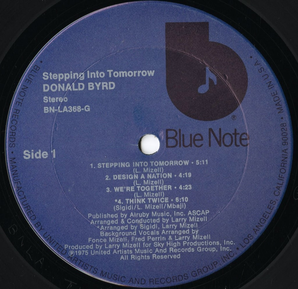 Donald Byrd - Stepping Into Tomorrow (BN-LA368-G) LP 1975 US Blue Note|中古LP