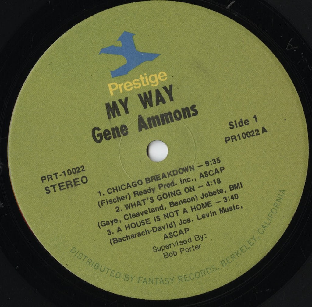 Gene Ammons / ジーン・アモンズ / My Way (PR 10022)