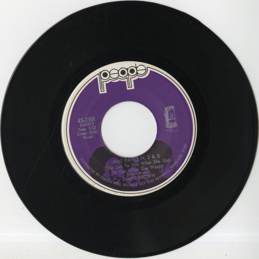 James Brown / ジェイムス・ブラウン / Hot Pants (part1,2&3) -7 (45-2501)