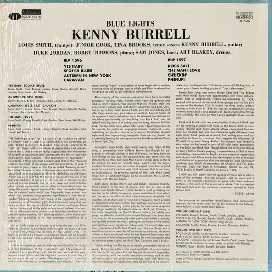 Kenny Burrell – Blue Lights Volume 1 (BST 81596) LP US Blue Note – United Artists|中古LP