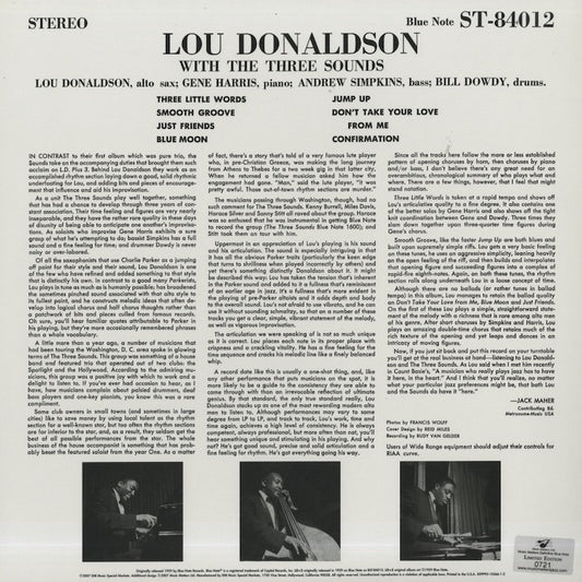 Lou Donaldson / ルー・ドナルドソン / LD+3 -180g (ST-84012) 2008 US Blue Note - Music Matters 2LP