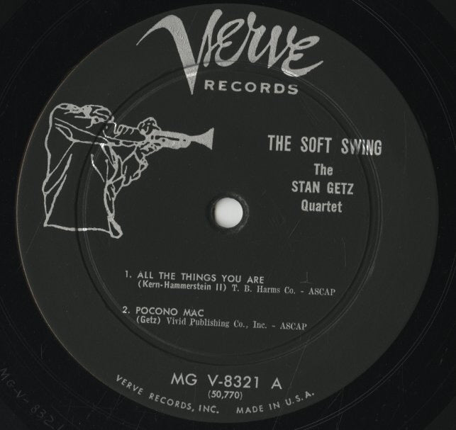 Stan Getz / スタン・ゲッツ / The Soft Swing (MG V-8321)