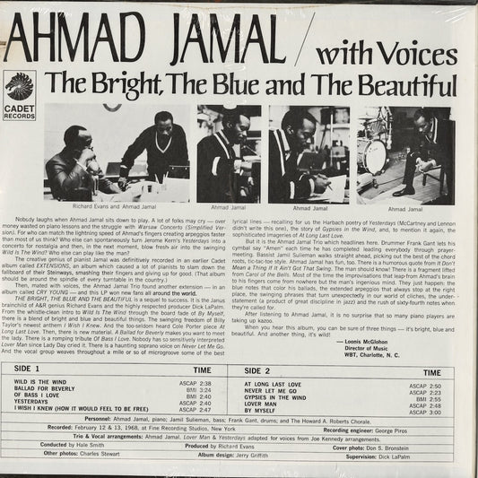 Ahmad Jamal - The Bright, The Blue And The Beautiful (LPS-807) LP 1970's US Cadet|中古LP 未開封シールド
