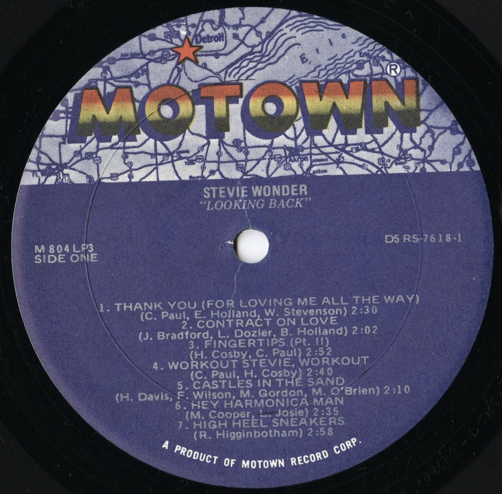 Stevie Wonder - Looking Back (M 804LP3) 3LP 1977 US Motown|中古LP