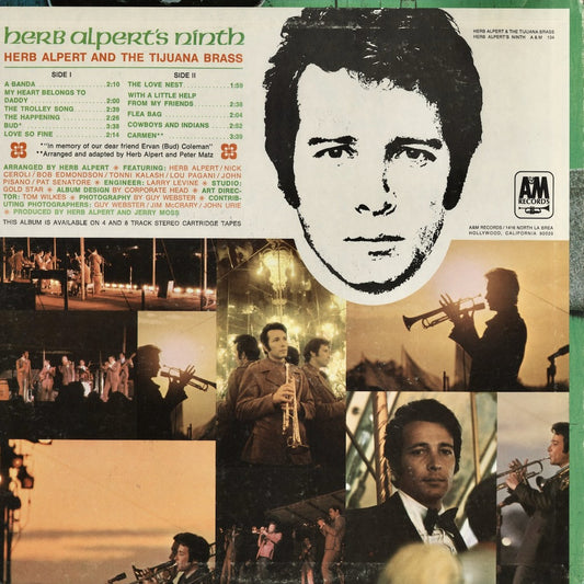 Herb Alpert & The Tijuana Brass – Herb Alpert's Ninth (SP 4134) LP 1967 US A&M|中古LP