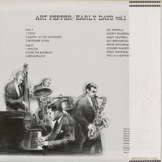 Art Pepper - Early Days Vol. 1 (NLP-5001) 1991 JPN Vantage/Norma|中古LP