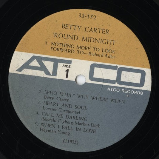 Betty Carter / ベティ・カーター / 'Round Midnight (33-152)