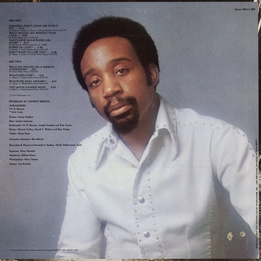 Jerry Butler - Power Of Love (SRM-1-689) 1973 US Mercury|中古LP