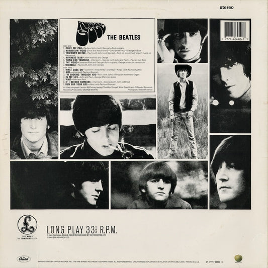 The Beatles - Rubber Soul (C1 0777 7 46440 1 3) 1995 US Capitol|中古LP