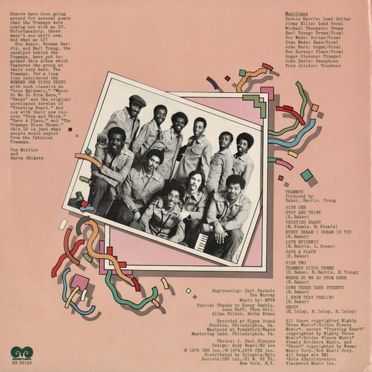 Trammps - S.T. (KZ 33163) 1975 US Golden Fleece|中古LP