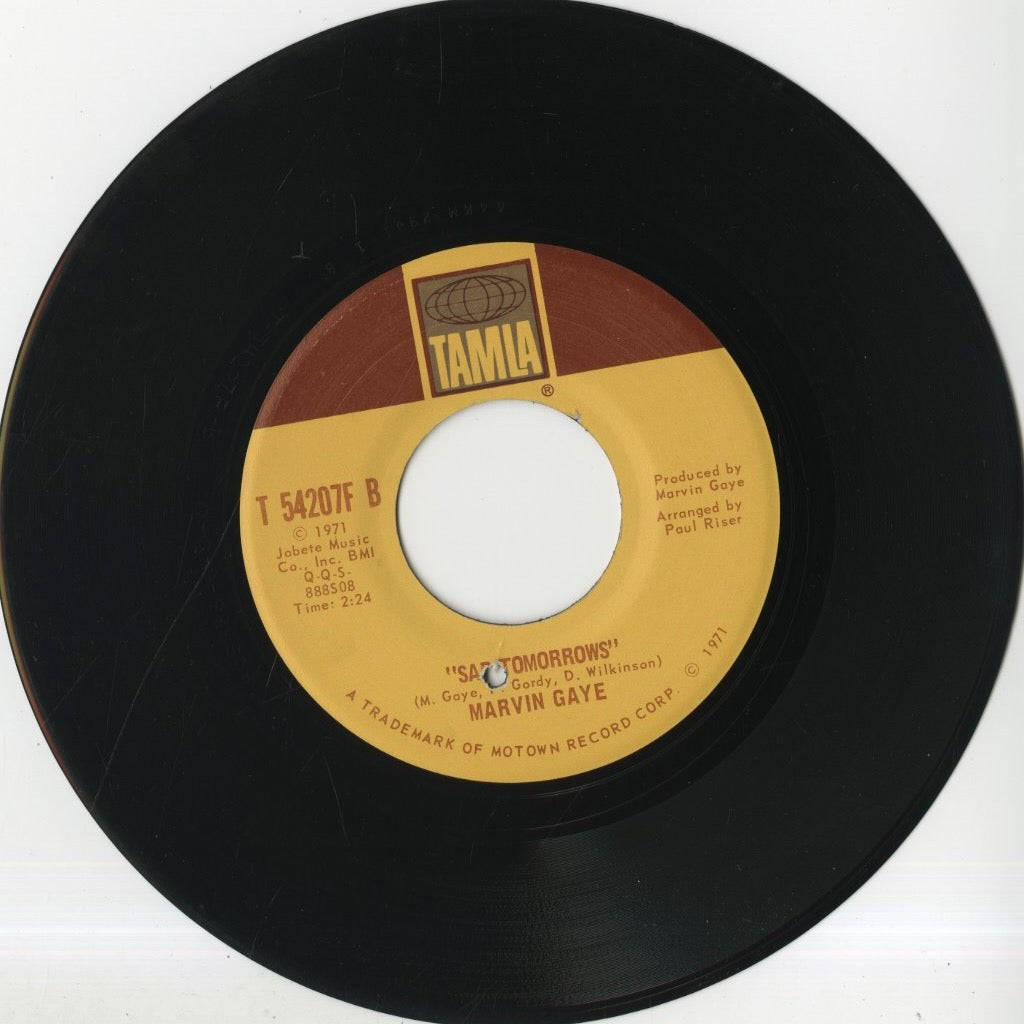 Marvin Gaye / マーヴィン・ゲイ / Mercy Mercy Me / Sad Tomorrows -7 (T 54207F)