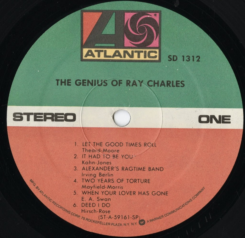 Ray Charles - The Genius Of Ray Charles (SD 1312) LP 1970's US Atlantic|中古LP